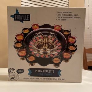 New With Open Box: Tabletop Roulette Drinking Game Board Game Party Game